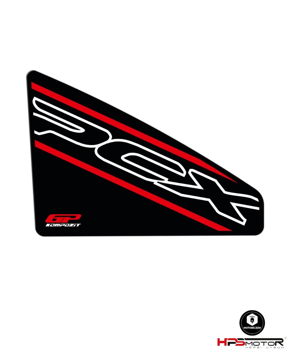 GP Kompozit Honda PCX 125 2021-2024 Uyumlu Cep Pad Kırmızı