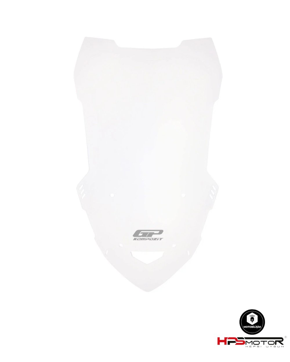 GP Kompozit Yamaha NMAX 125 / 155 2021-2024 Uyumlu Ön Cam Şeffaf