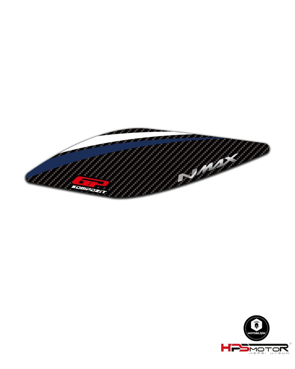 GP Kompozit Yamaha NMAX 125 / 155 2021-2024 Uyumlu Filtre Koruma Pad Mavi