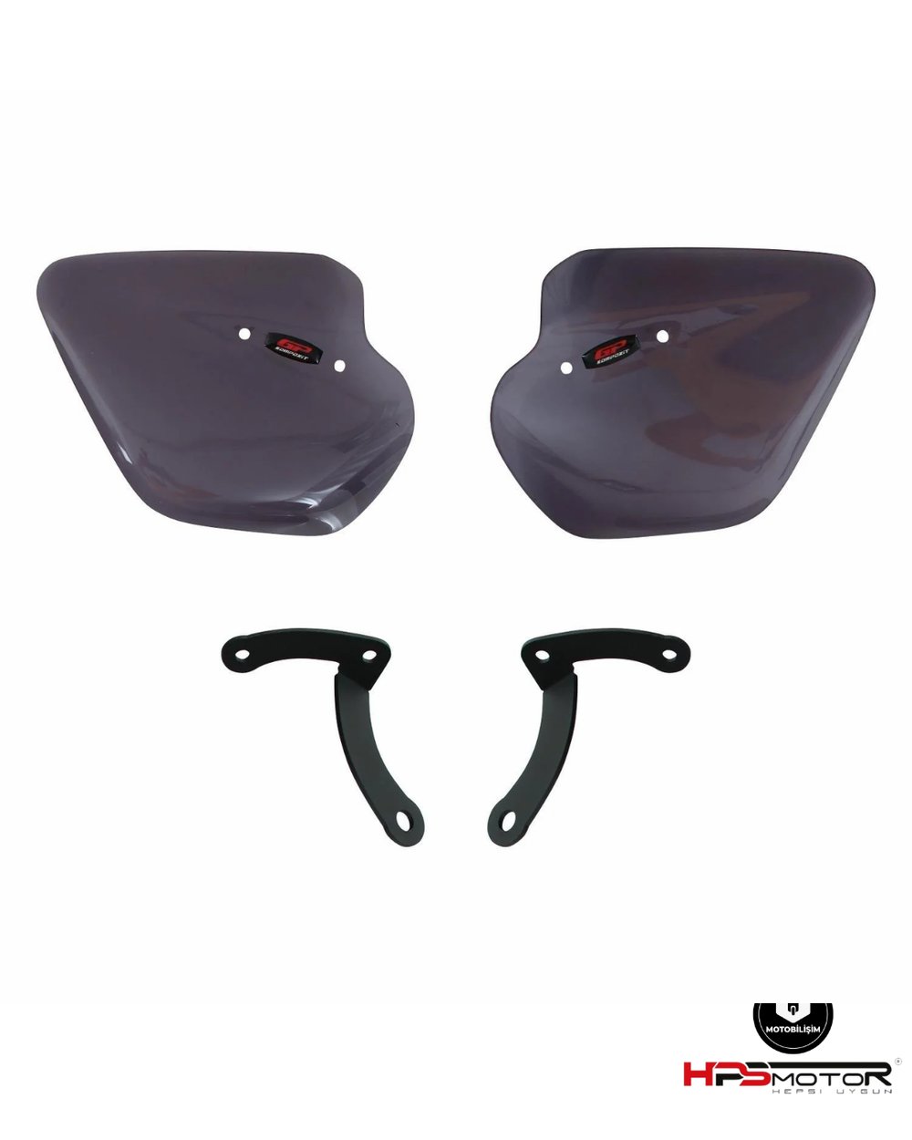 GP Kompozit Yamaha NMAX 125 / 155 2023-2024 Uyumlu Elcik Koruma Füme