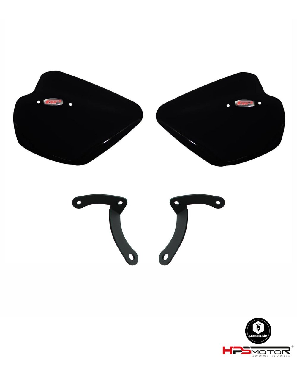 GP Kompozit Yamaha NMAX 125 / 155 2023-2024 Uyumlu Elcik Koruma Siyah