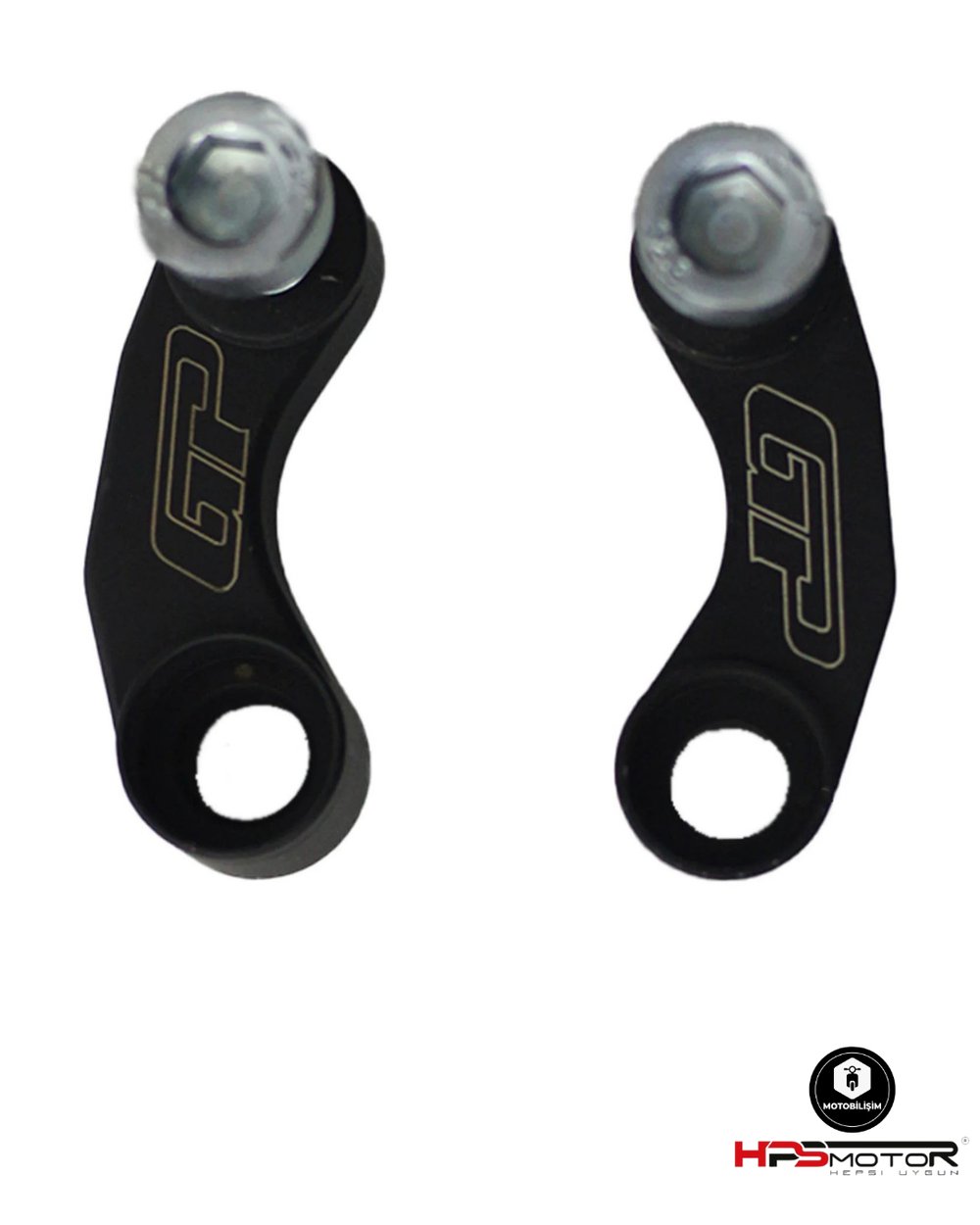 GP Kompozit Yamaha XMAX 250-400 2018-2024 Uyumlu Ayna Genişletme Siyah