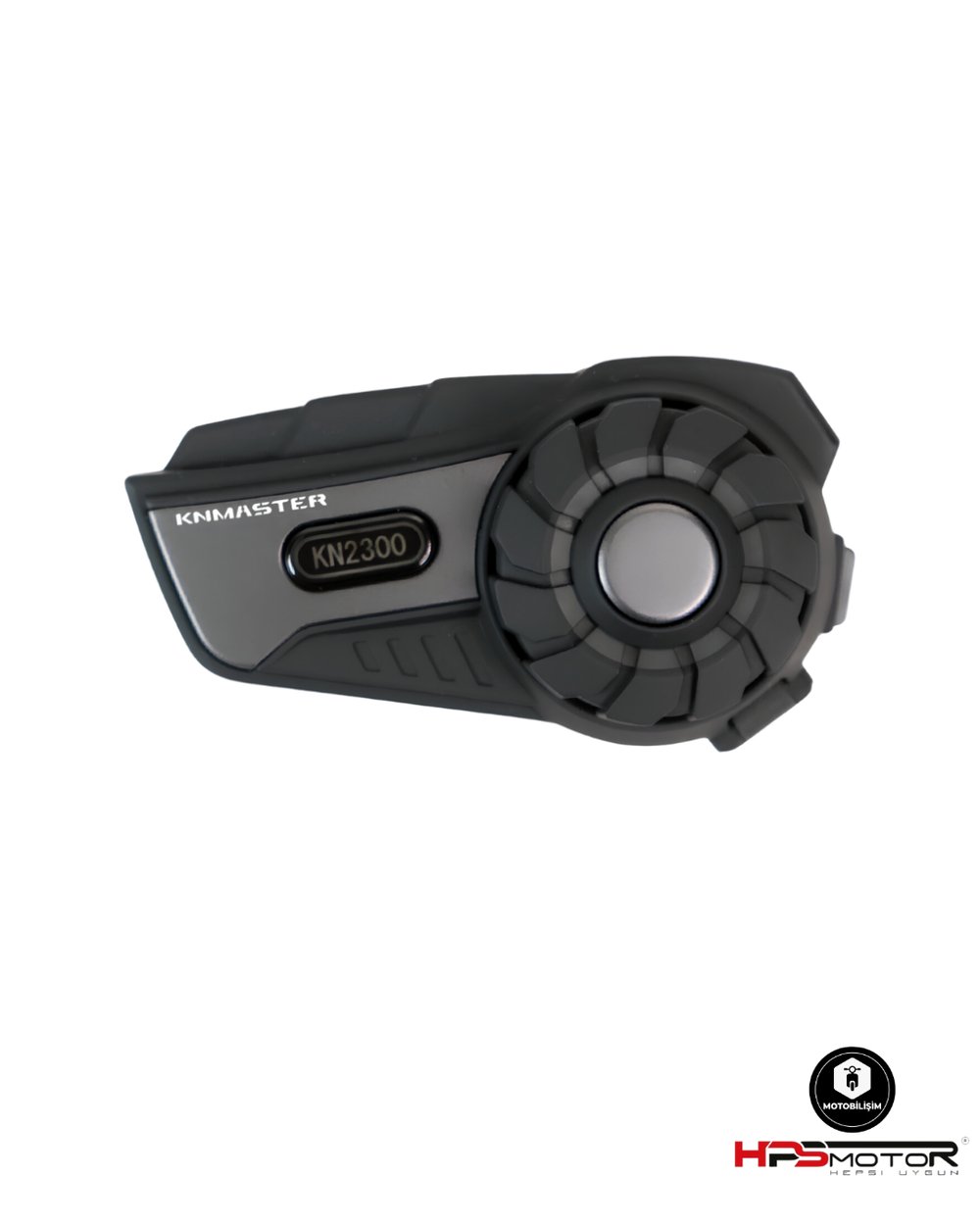 Knmaster KN2300 Motosiklet Kask İnterkom Bluetooth Intercom Kulaklık Seti Gri