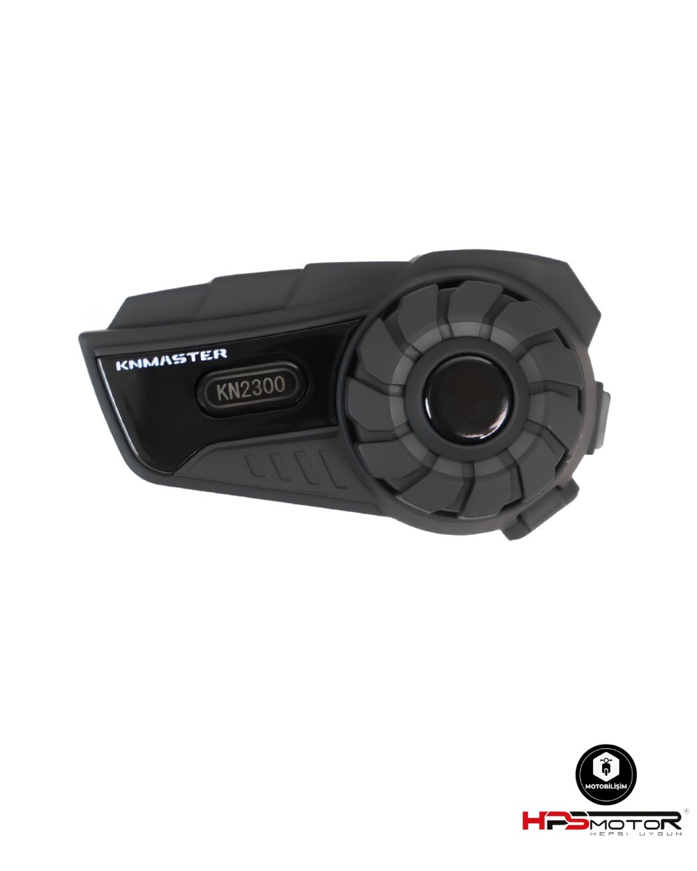 Knmaster KN2300 Motosiklet Kask İnterkom Bluetooth Intercom Kulaklık Seti Siyah