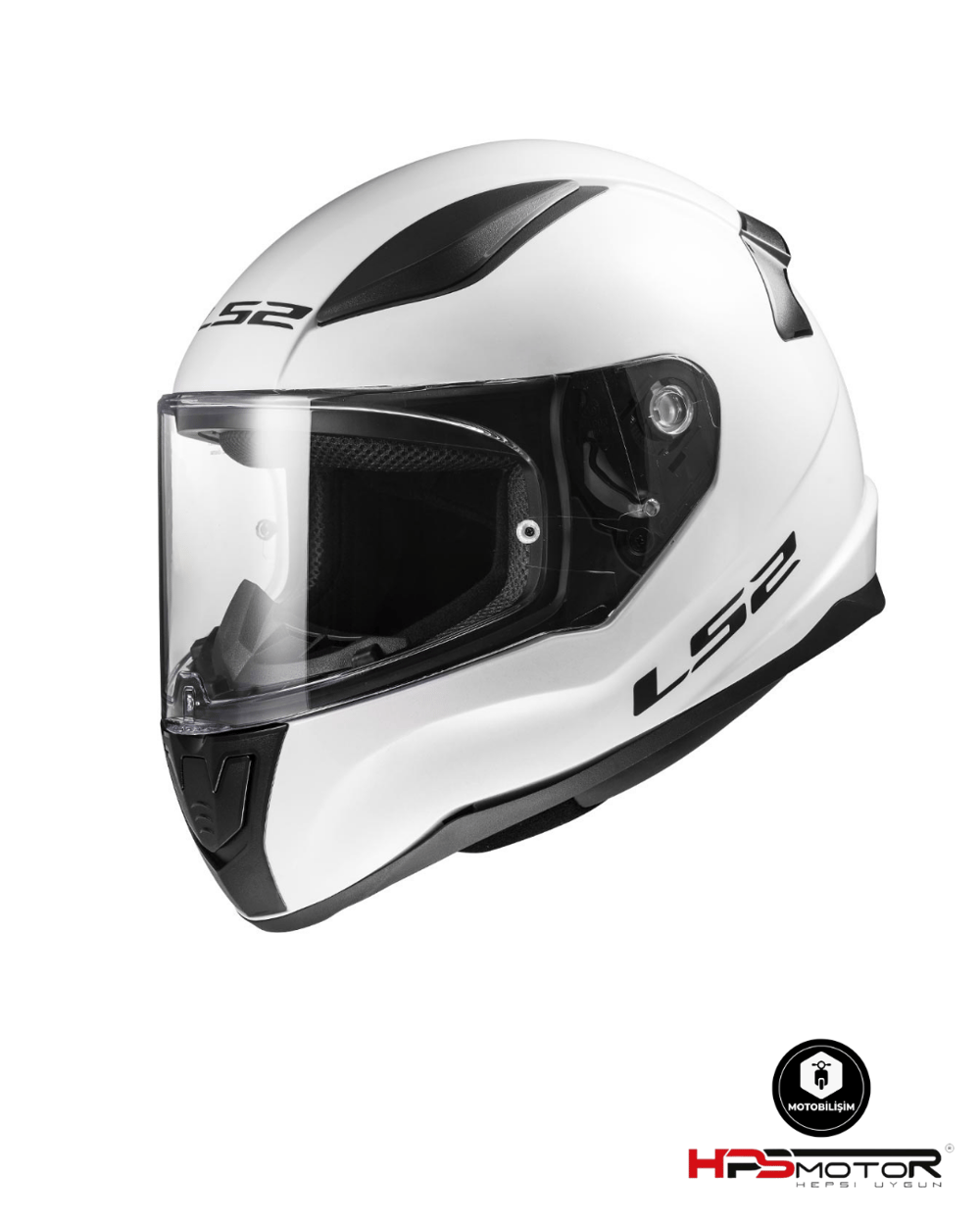 LS2 Rapid 2 Beyaz Kapalı Kask