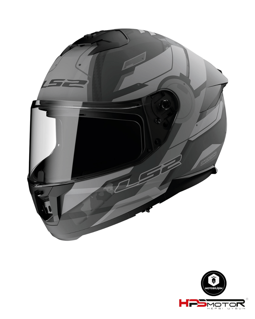 LS2 Stream 2 Shadow Mat Titanyum Kask