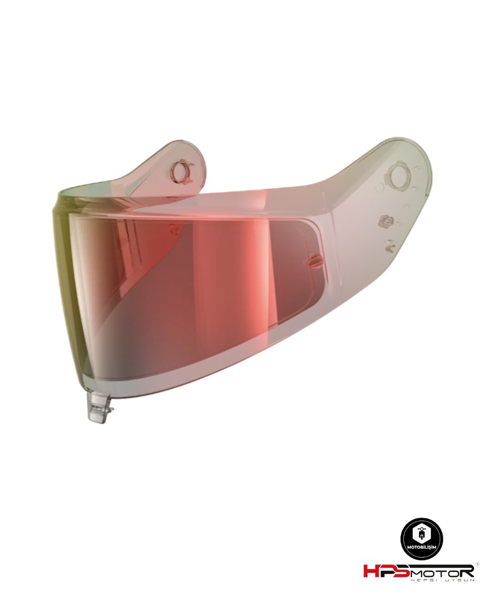Shark Skwal İ3 /D-Skwal3 / Rıdıll 2 Kask Camı Metal Kırmızı Vz40045