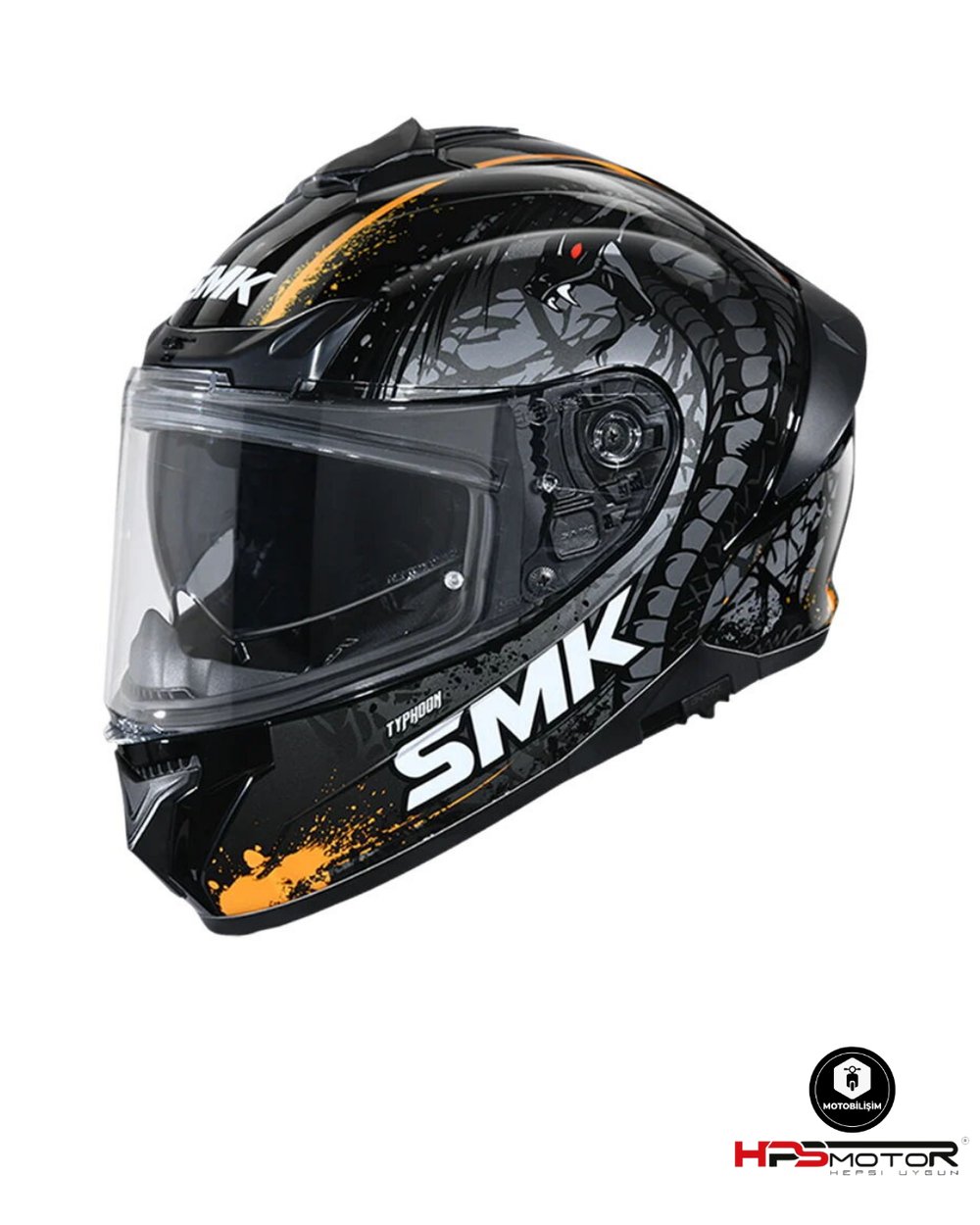 Smk Typhoon Reptile Kapalı Kask