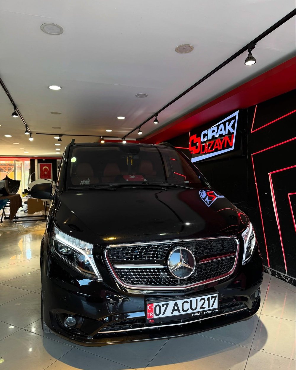 V-CLASS Uyumlu W447 Görünüm Led Far | Tek Çizgi
