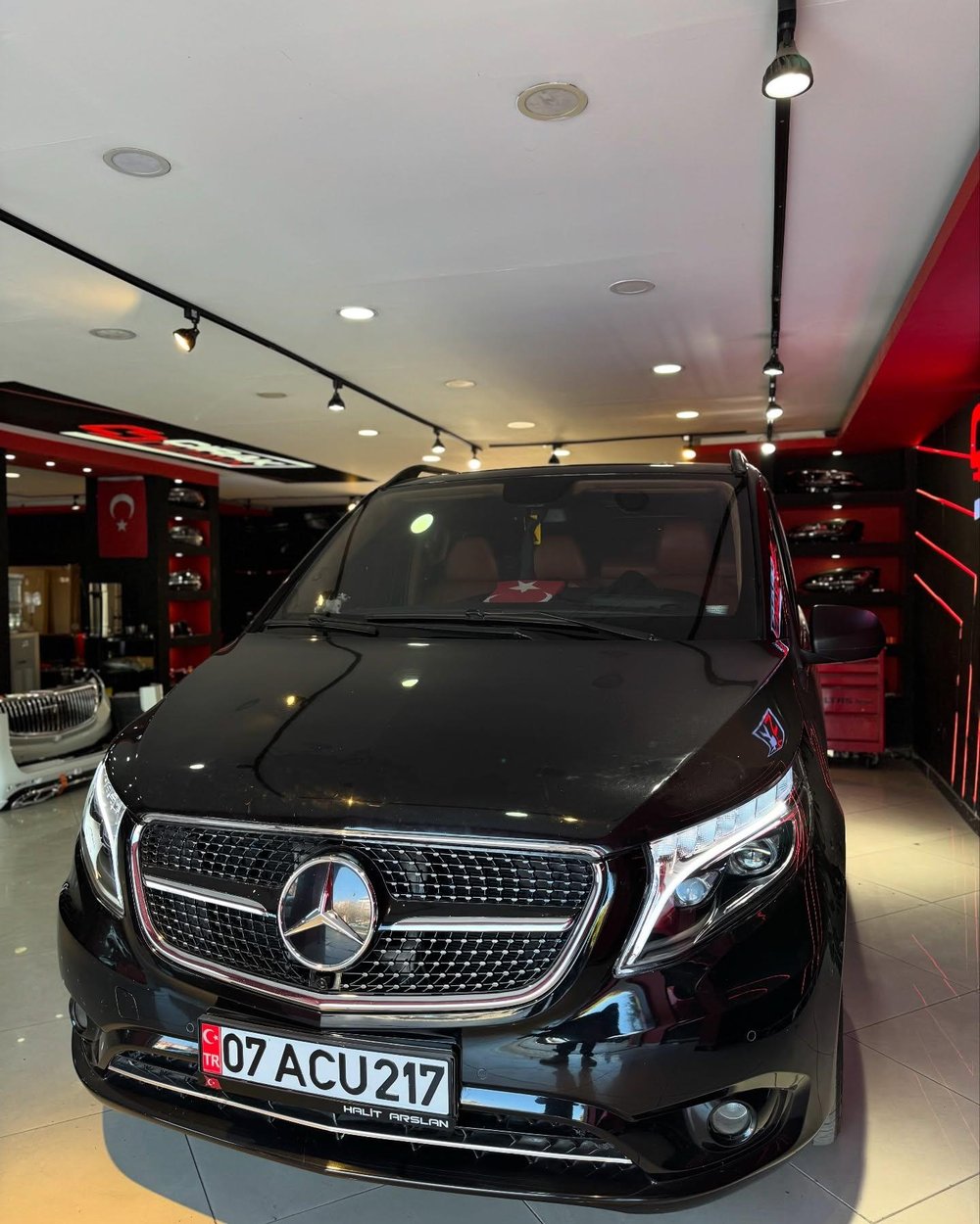 V-CLASS Uyumlu W447 Görünüm Led Far | Tek Çizgi
