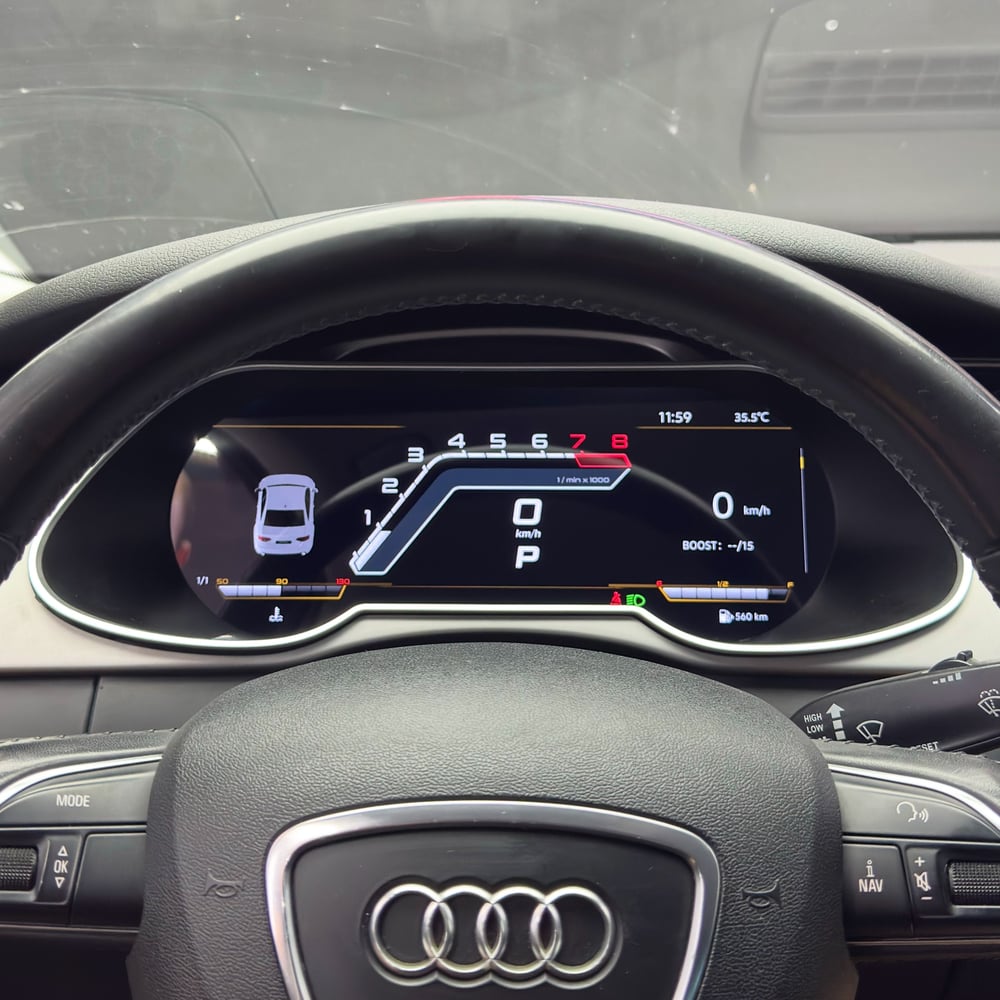 Audi A6 Uyumlu Hayalet Ekran
