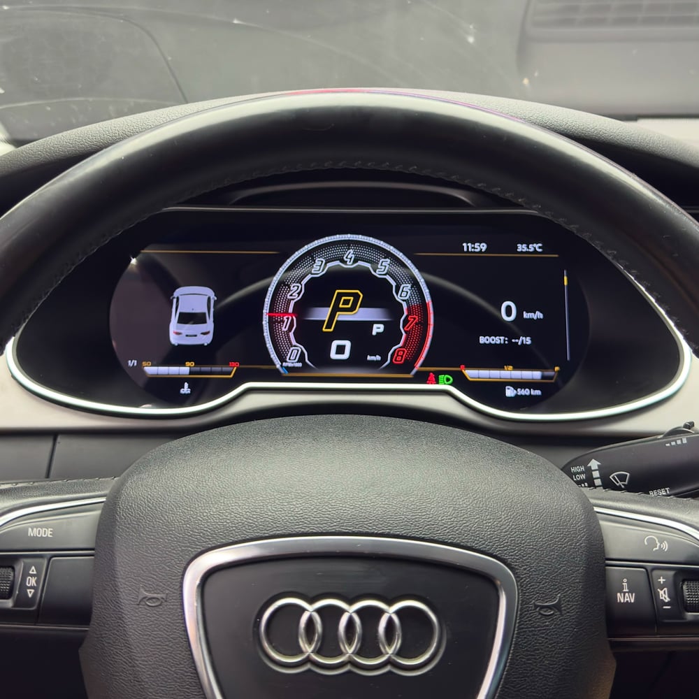 Audi A6 Uyumlu Hayalet Ekran
