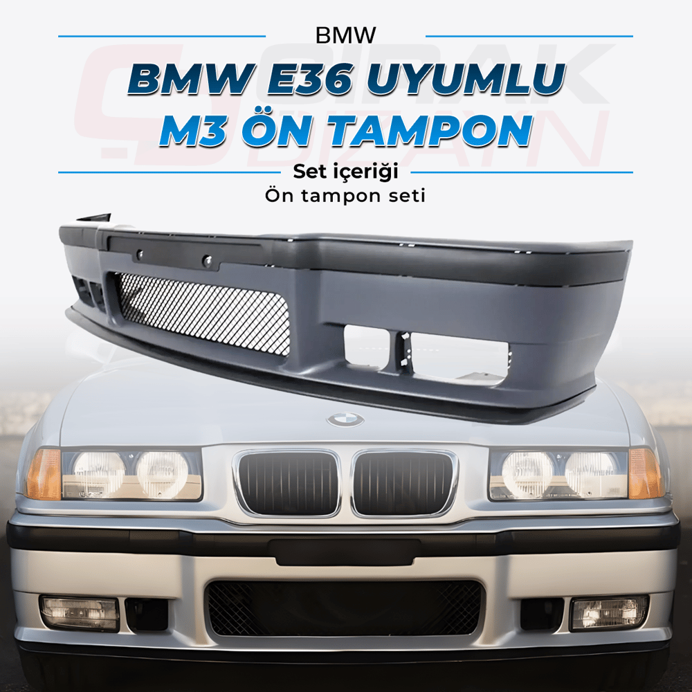 BMWBMW E36 Uyumlu M3 Ön Tampon SetiE36