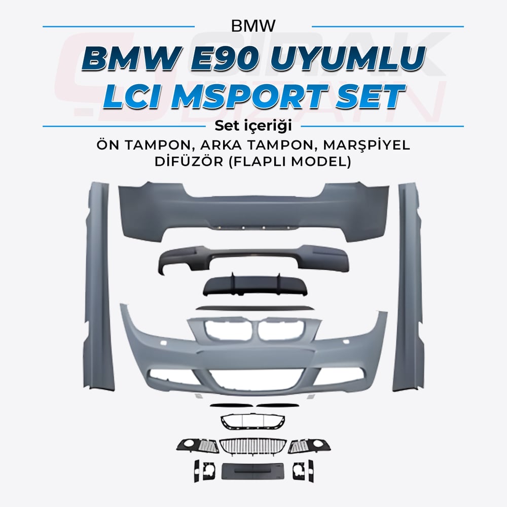 BMWBMW E90 Uyumlu LCI M Sport Dönüşüm SetiBmw