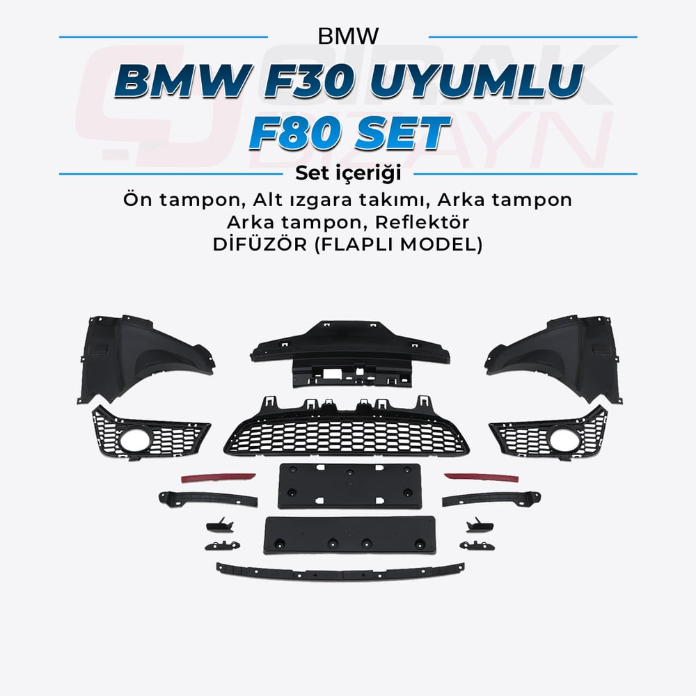 BMW F30 Uyumlu F80 Görünüm Seti