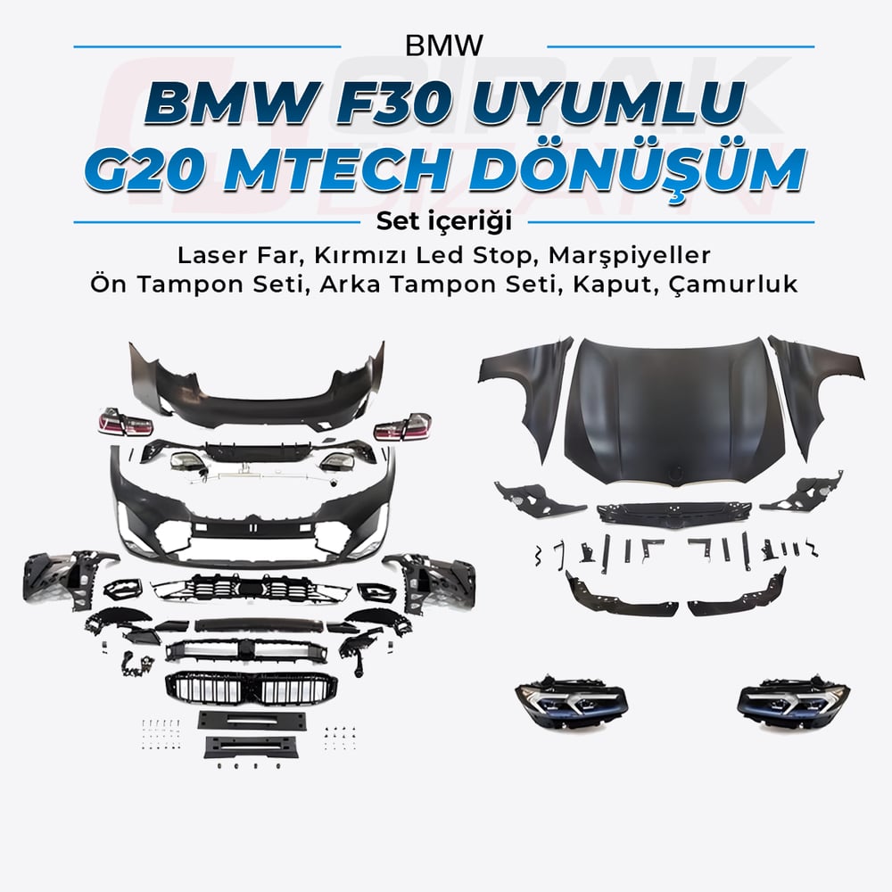 BMWBMW F30 Uyumlu G20 M Tech Dönüşüm SetiF30