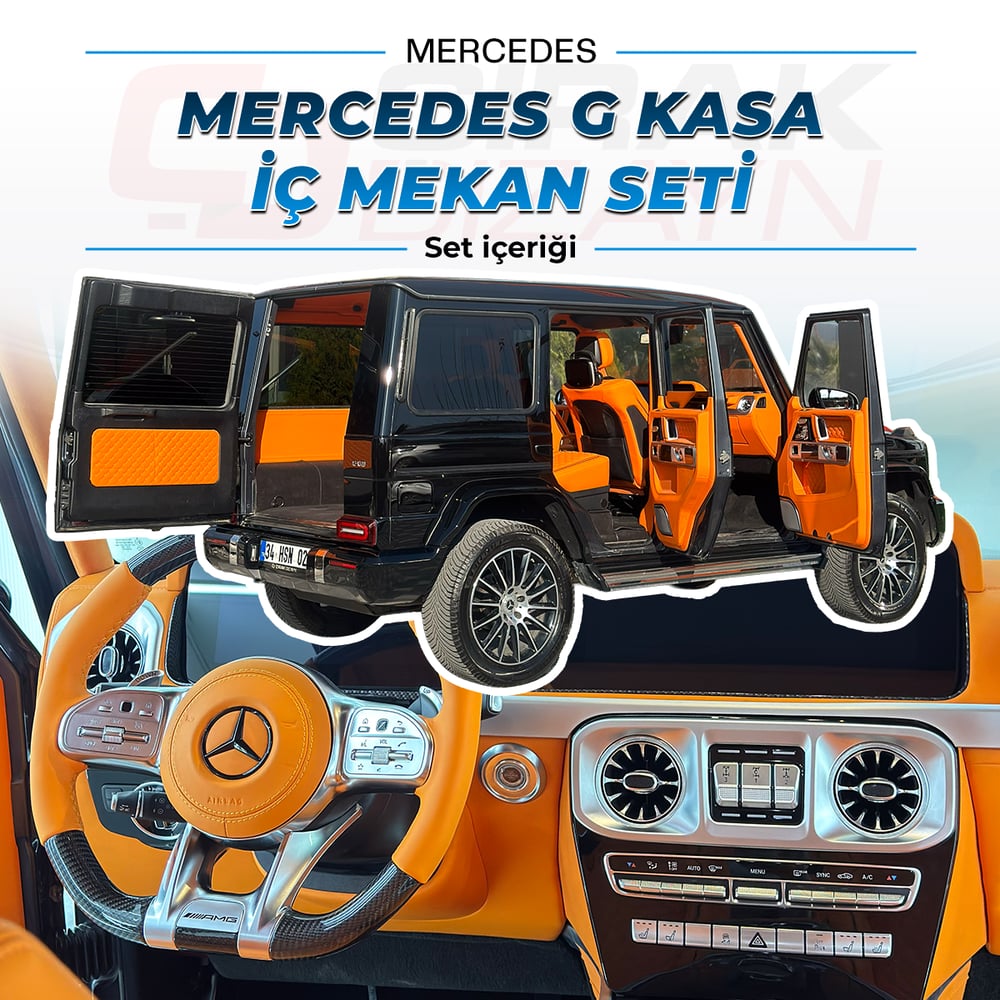 Mercedes G Serisi iç Mekan Dönüşüm Seti