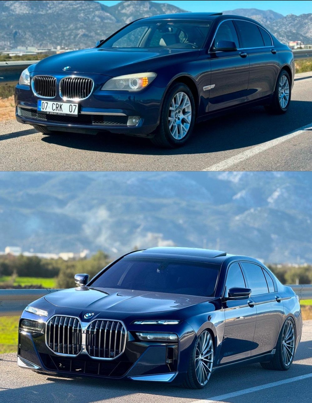BMW F01 Uyumlu G70 Görünüm Facelift 