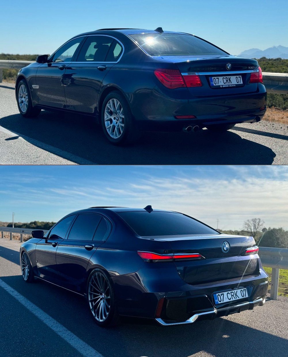 BMW F01 Uyumlu G70 Görünüm Facelift 