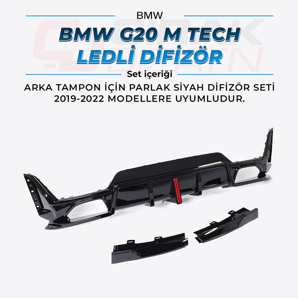 BMW G20 MTech Ledli Difizör