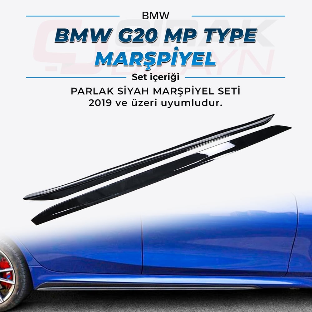 BMW G20 Uyumlu M Performans Tarzı Marşpiyel