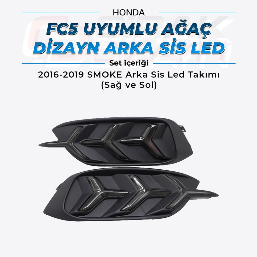 FC5 Uyumlu Ağaç Dizayn Sis Led SMOKE