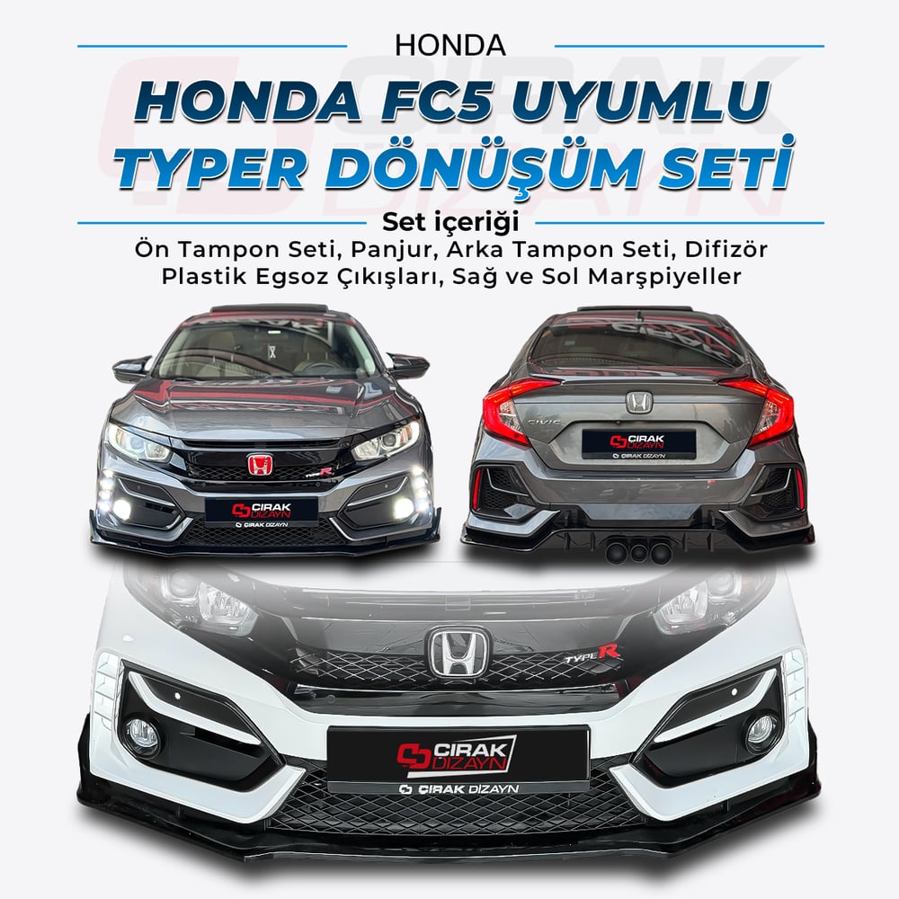 Honda Civic FC5 Uyumlu Typer Bodykit 