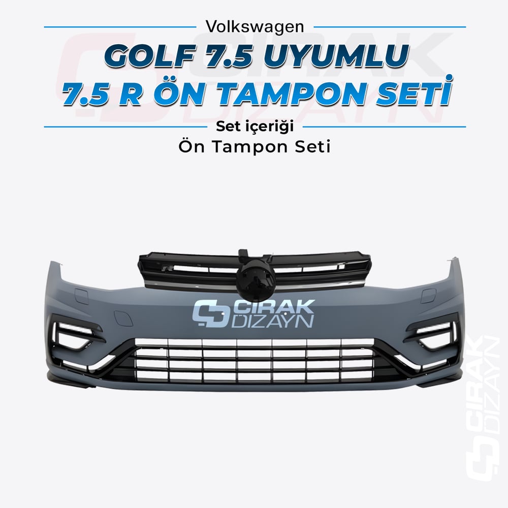 Golf 7.5 Uyumlu R Ön Tampon