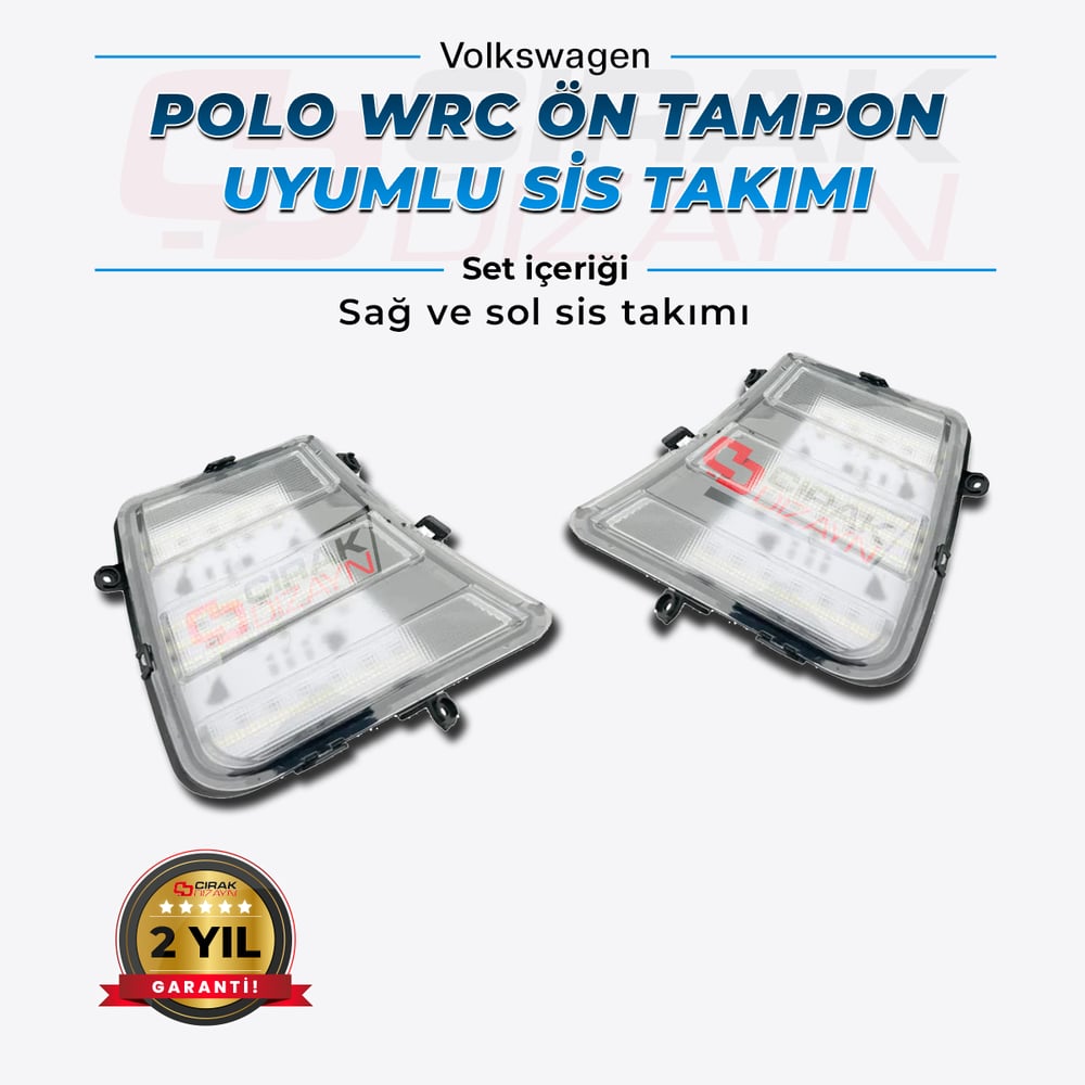 Polo WRC Tampon için Sis Seti
