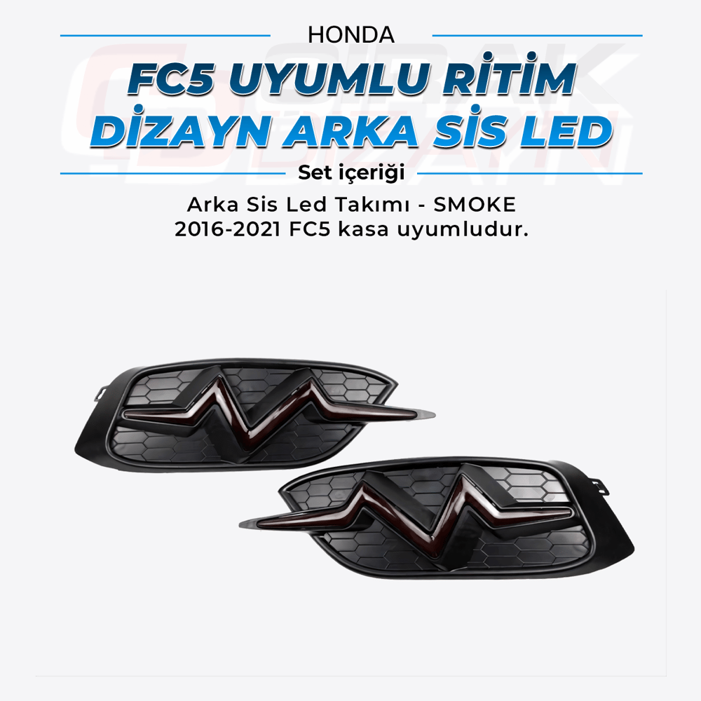 HondaFC5 Uyumlu Ritim Dizayn Arka Led - SMOKEFC5