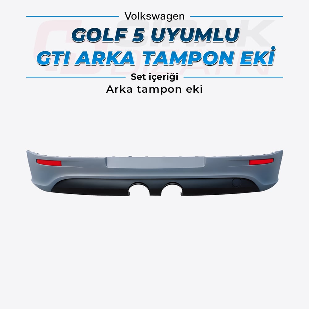 VolkswagenGOLF 5 Uyumlu GTI Arka Tampon EkiGolf 5