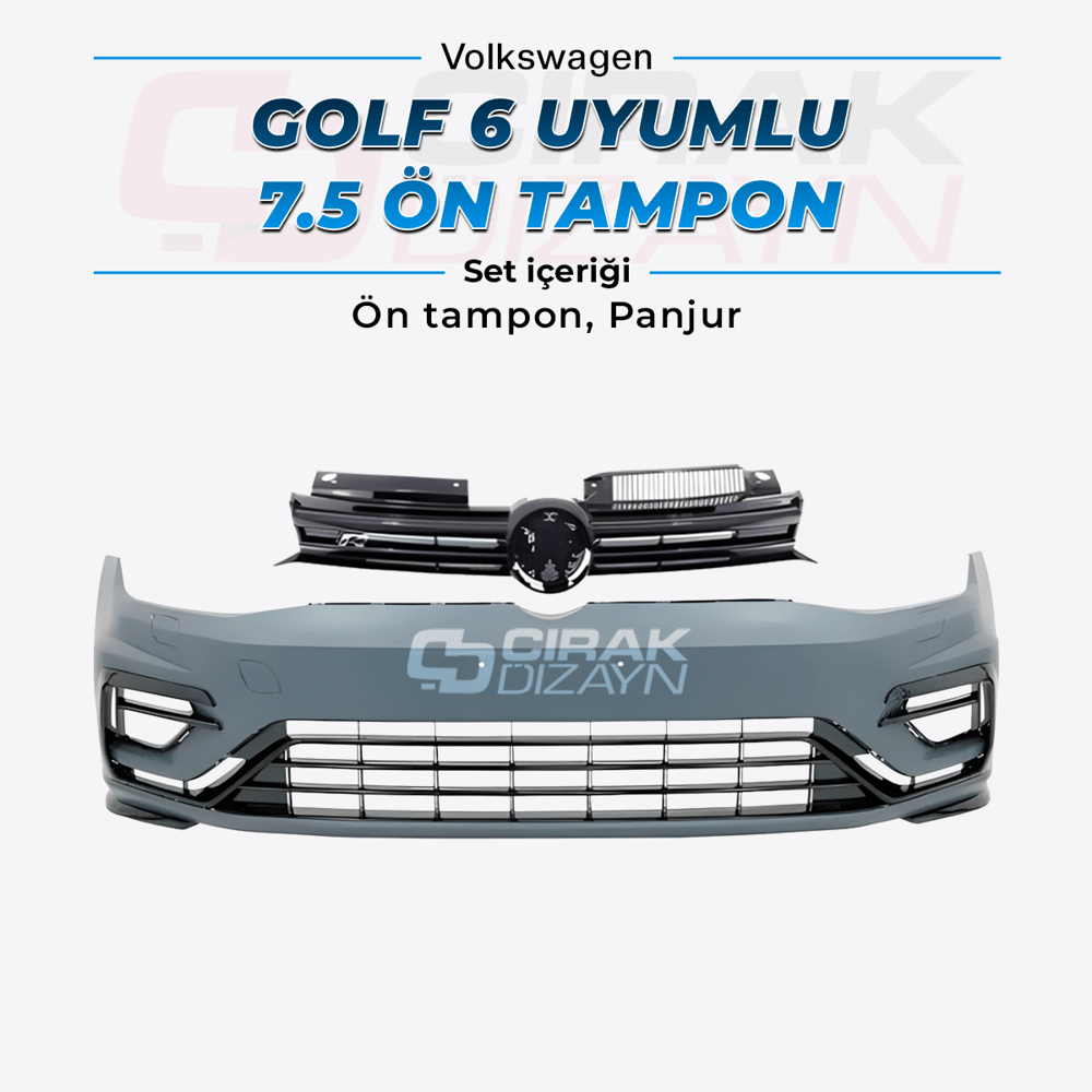 Golf 6 Uyumlu 7.5 Ön Tampon