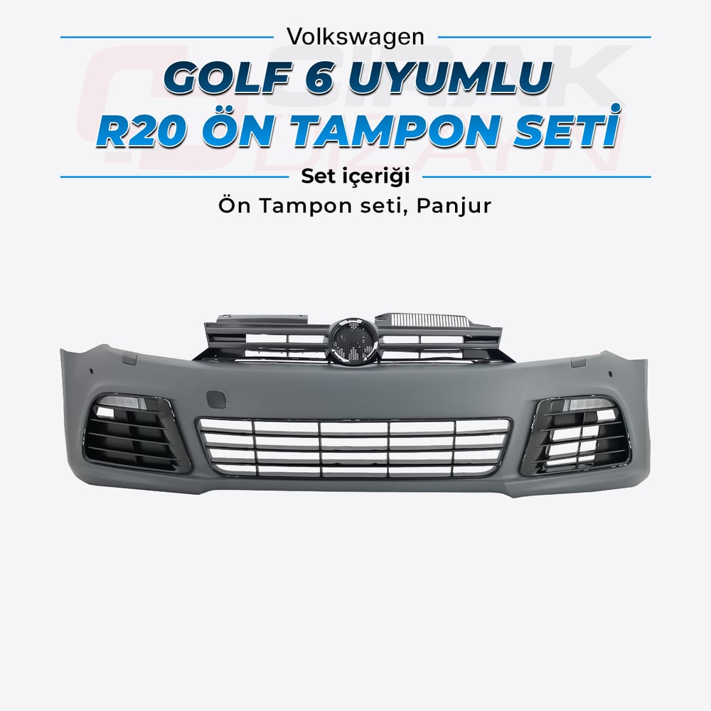 Golf 6 Uyumlu R20 Ön Tampon