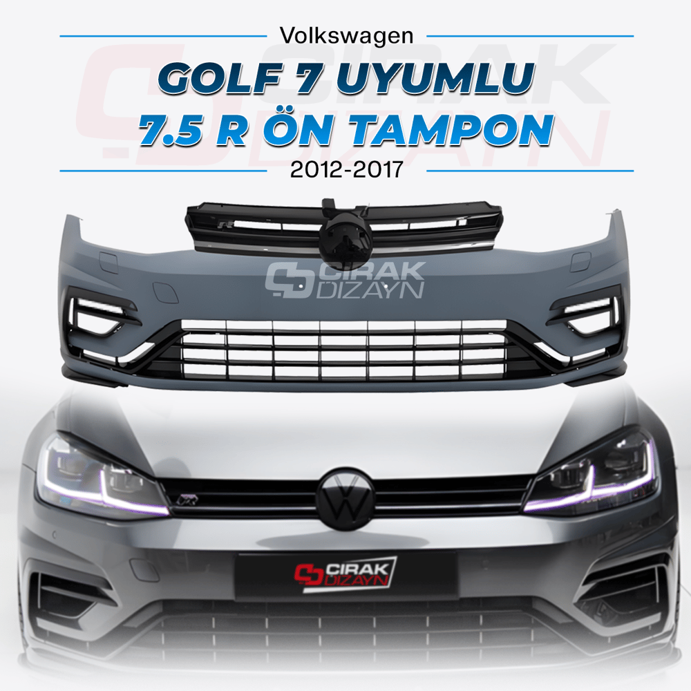Golf 7 Uyumlu 7.5 R Ön Tampon