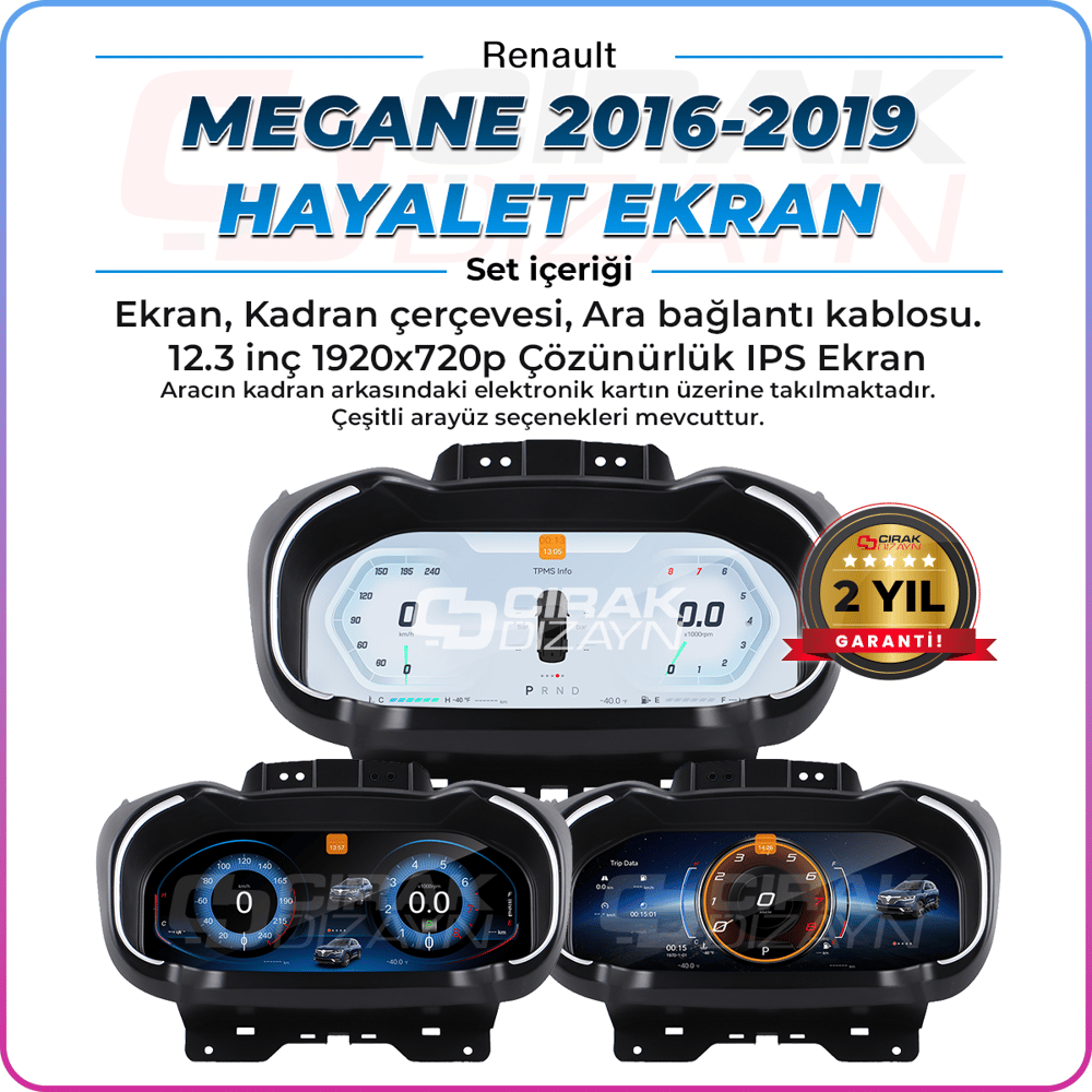 VolkswagenMegane Uyumlu Hayale Ekranİç Aksesuar