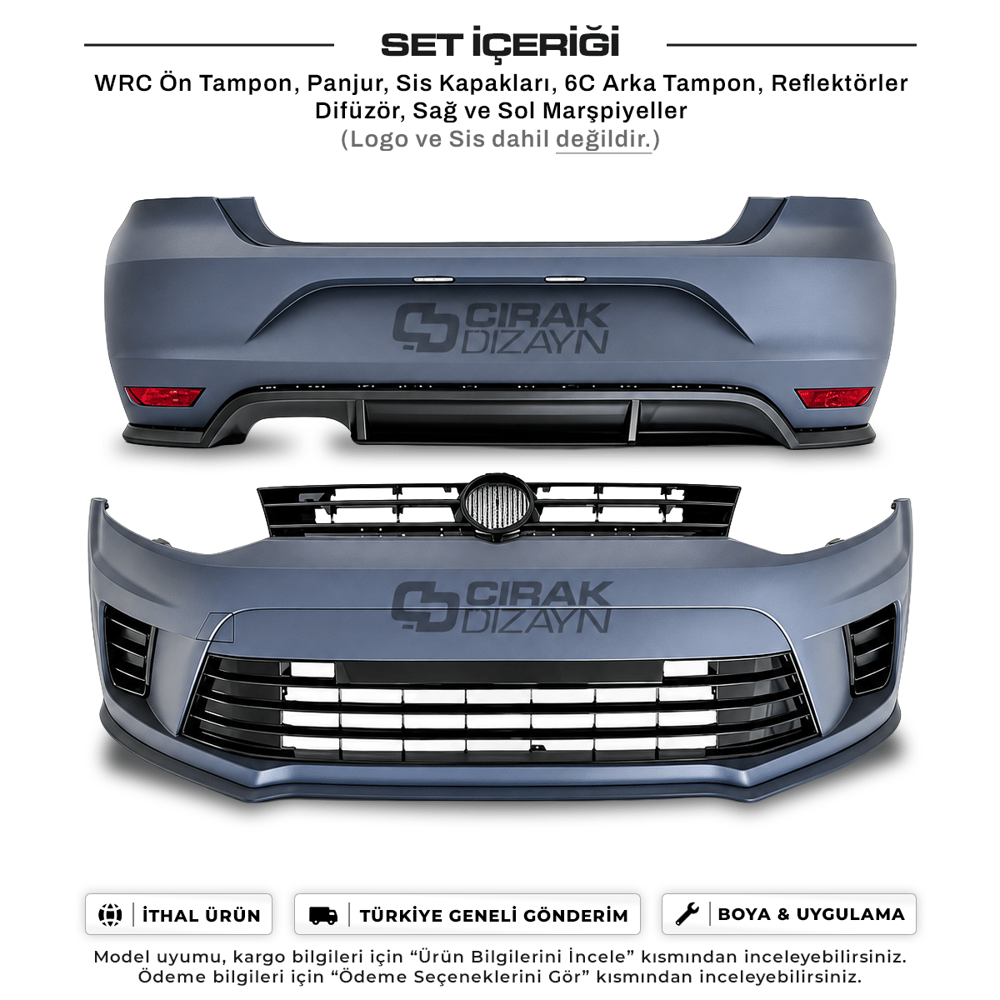 Polo Uyumlu WRC Bodykit / 6C