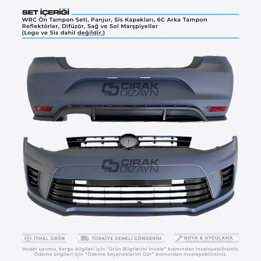 Polo Uyumlu WRC Bodykit / 6C