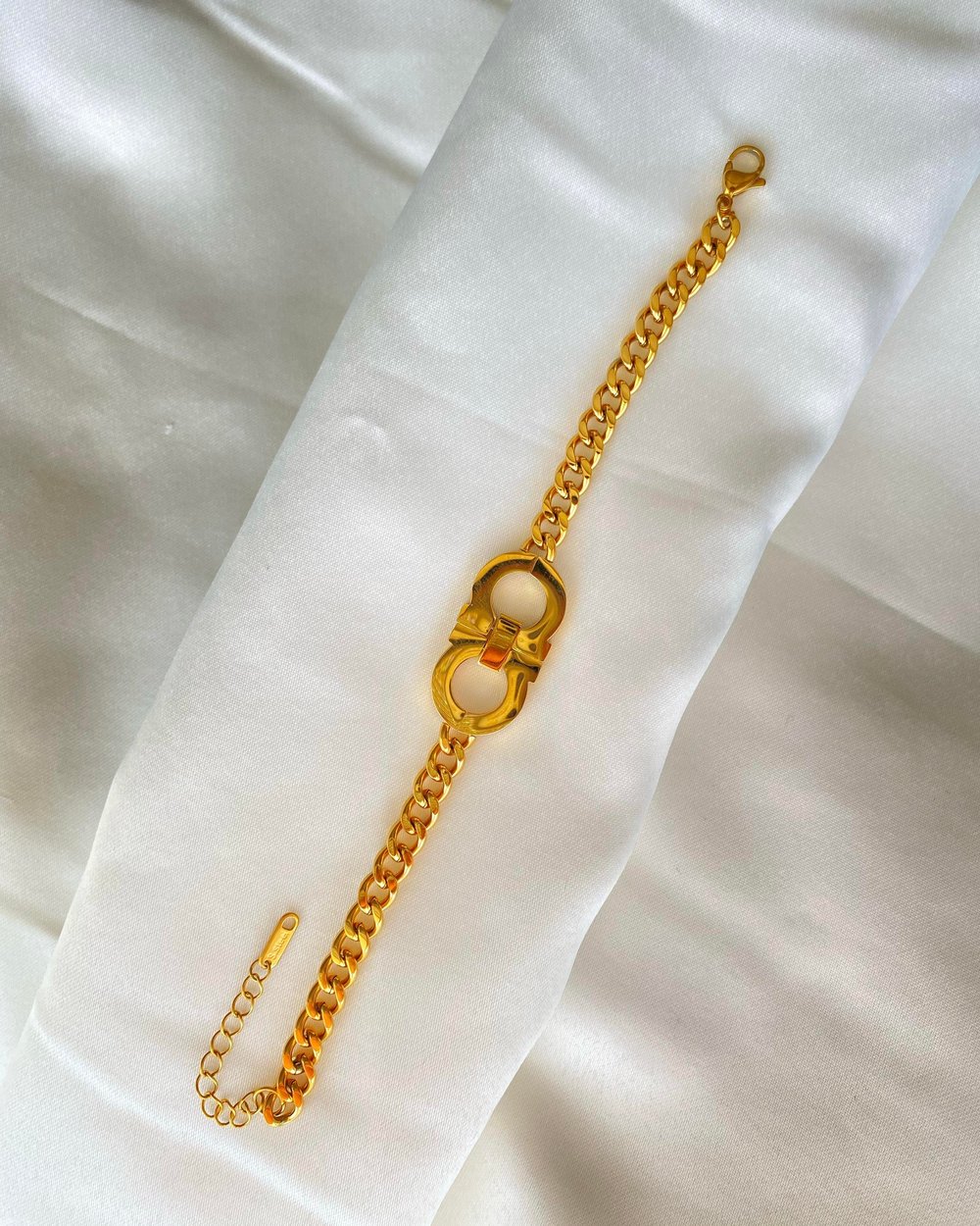 Gold Kalın Bileklik (Çelik)
