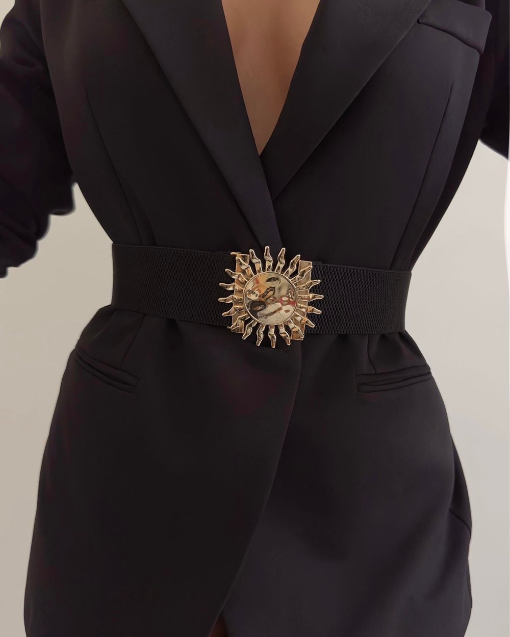 LASTİK MODEL GÜNEŞ SİYAH KEMER 