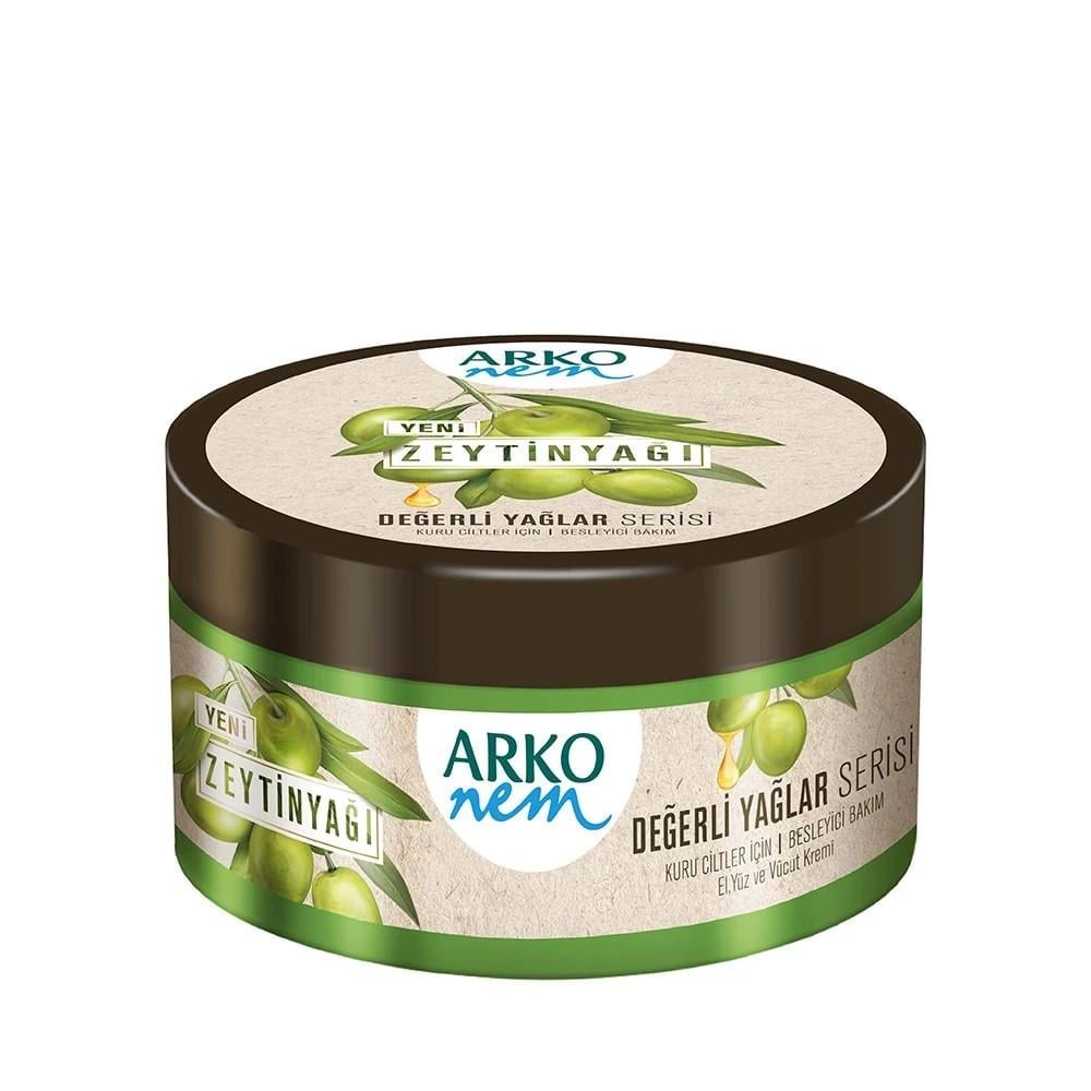 Arko Nem Krem Değerli Yağlar Serisi Zeytin Yağı 250 ml