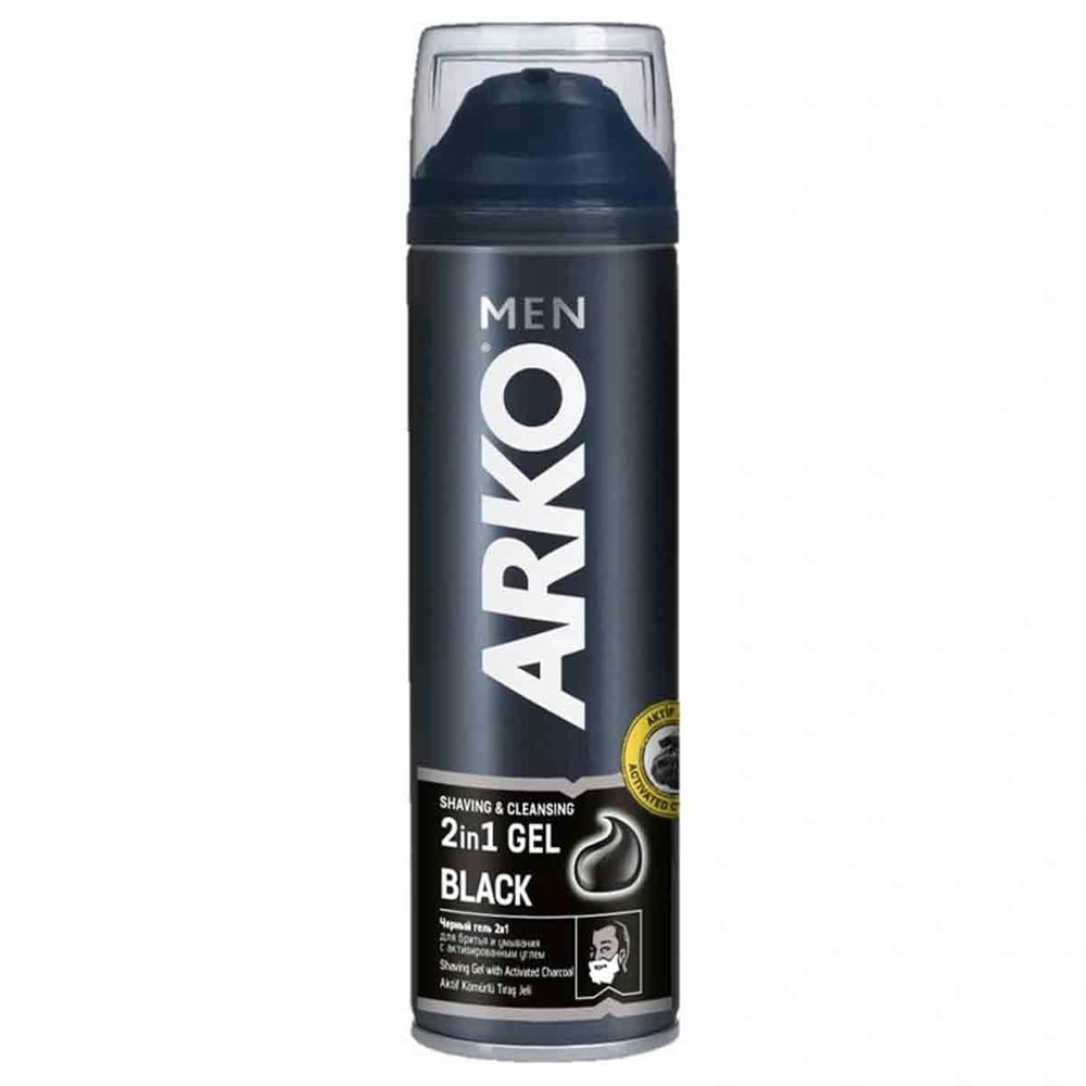 Arko Tıraş Jeli Black 200 ml