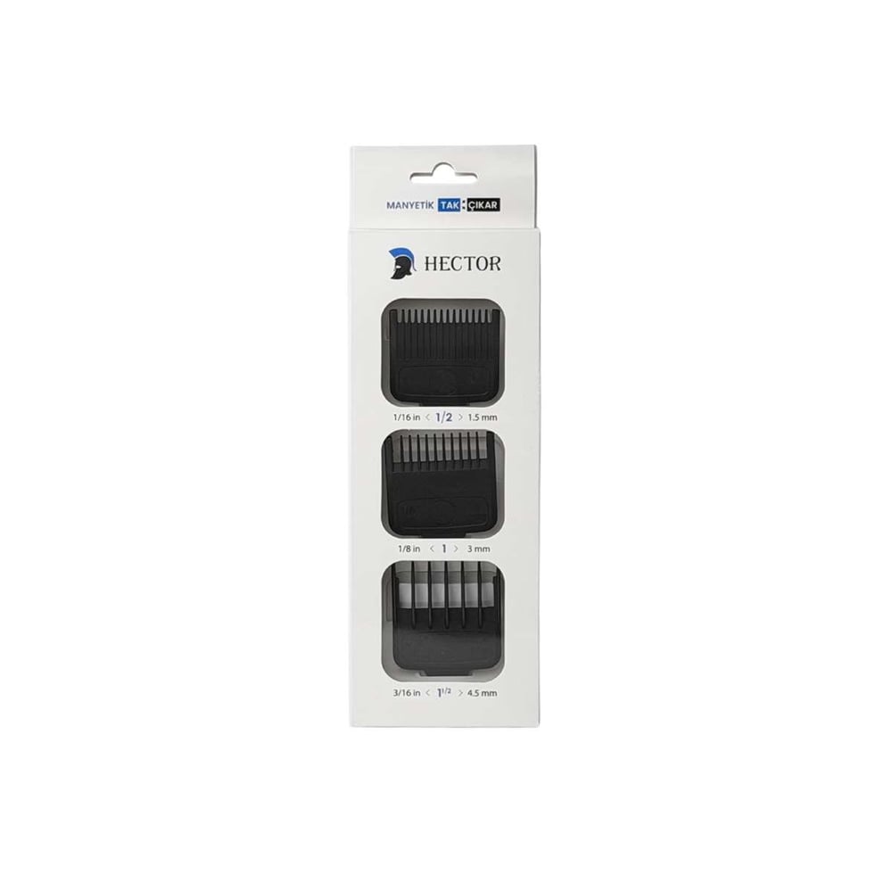 Hector Mıknatıslı Makine Tarağı 1.5mm-3mm-4.5mm