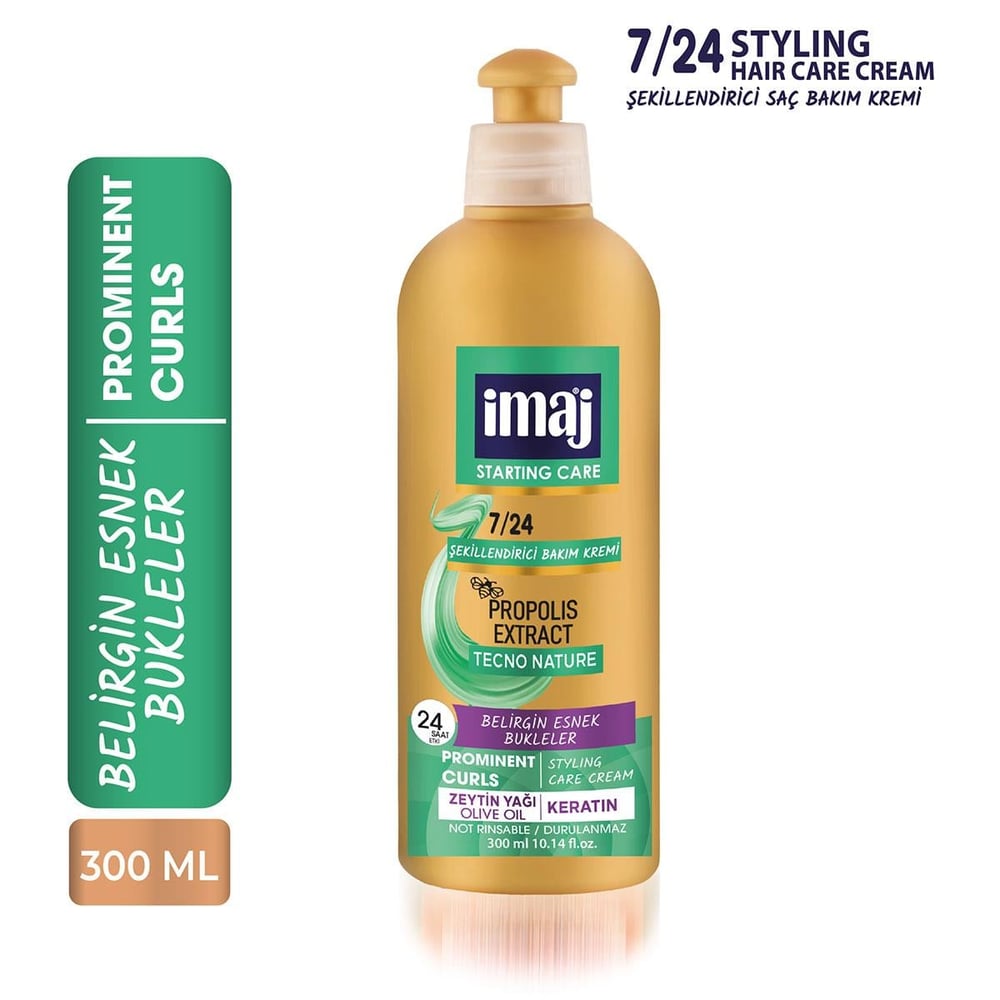 İmaj Şekillendirici Saç Bakım Kremi Belirgin Esnek Bukleler 7/24 300 ml