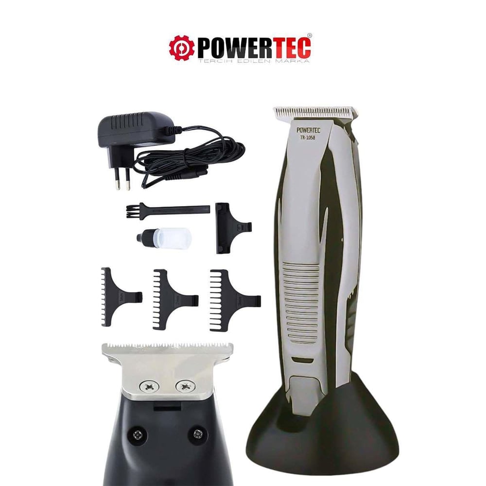 Powertec Ense Sakal Çizim Tıraş Makinesi Tr-1058