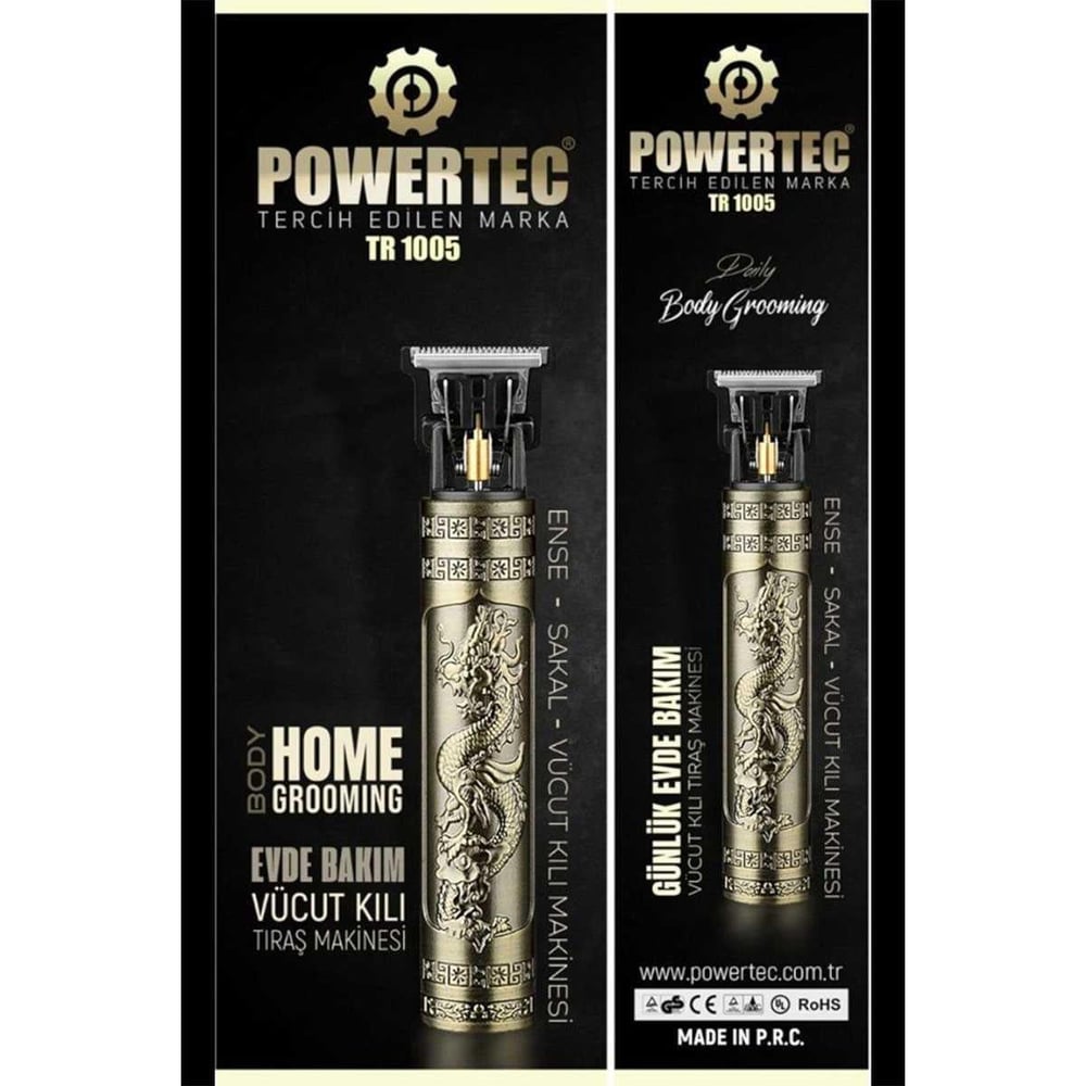 Powertec Ense Sakal Çizim Tıraş Makinesi  Tr 1005
