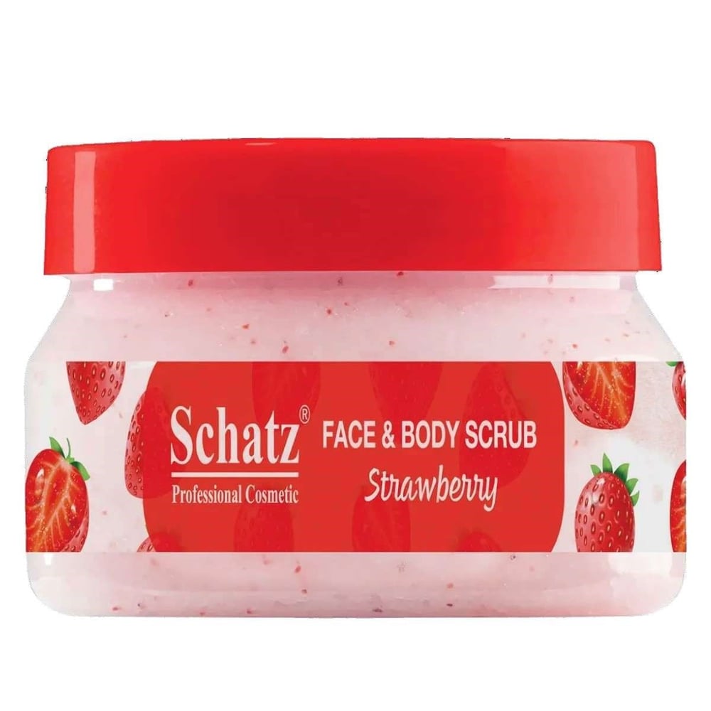 Schatz Face Body Scrub Peeling Çilek  350 ml