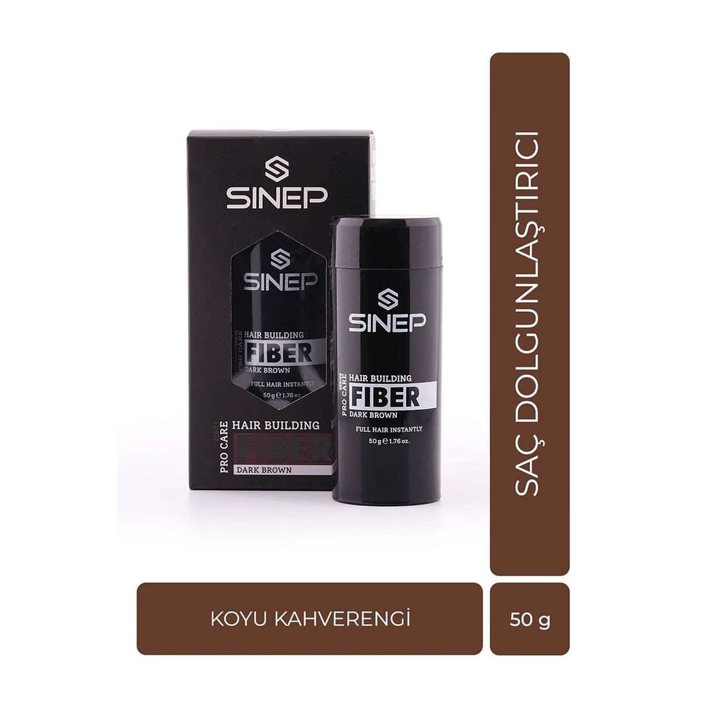 Sinep Saç Dolgunlaştırıcı Fiber Topik Koyu Kahve 50 gr