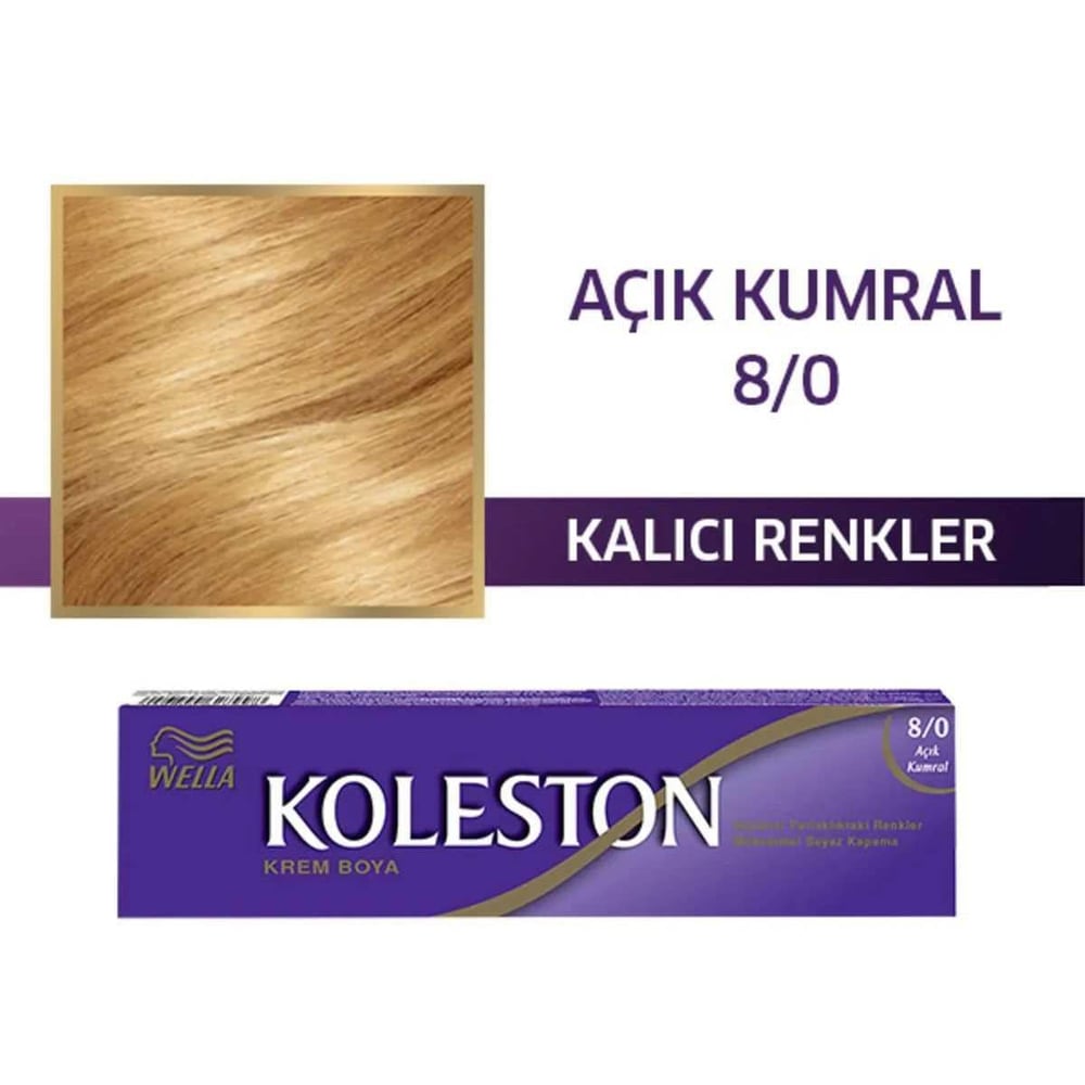 Wella Koleston Tüp Boya 8-0 Açık Kumral