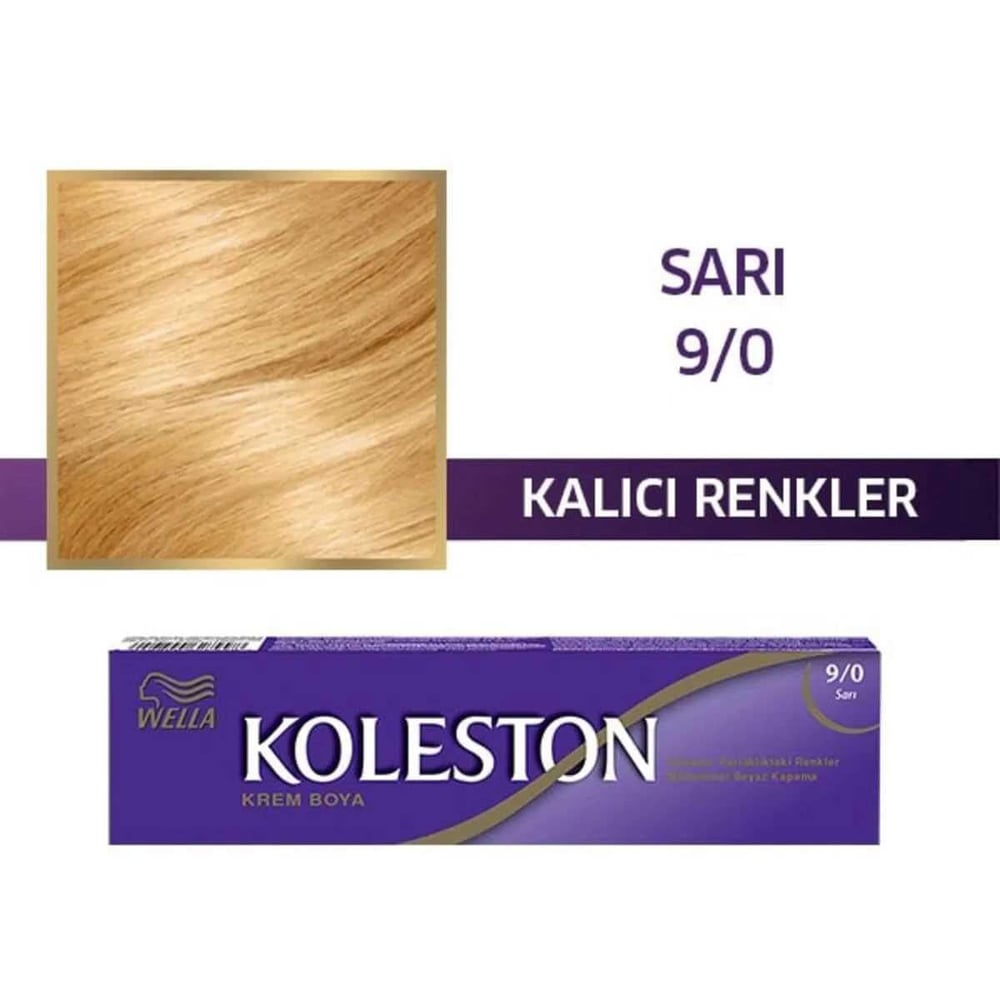 Wella Koleston Tüp Boya 9-0 Sarı