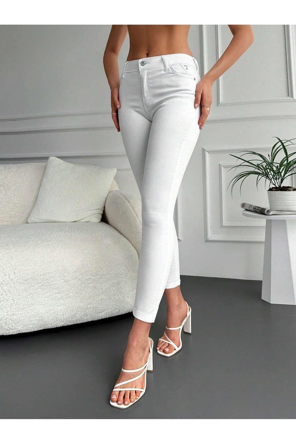 Skinny Jean Likralı Kadın Kot Pantolon